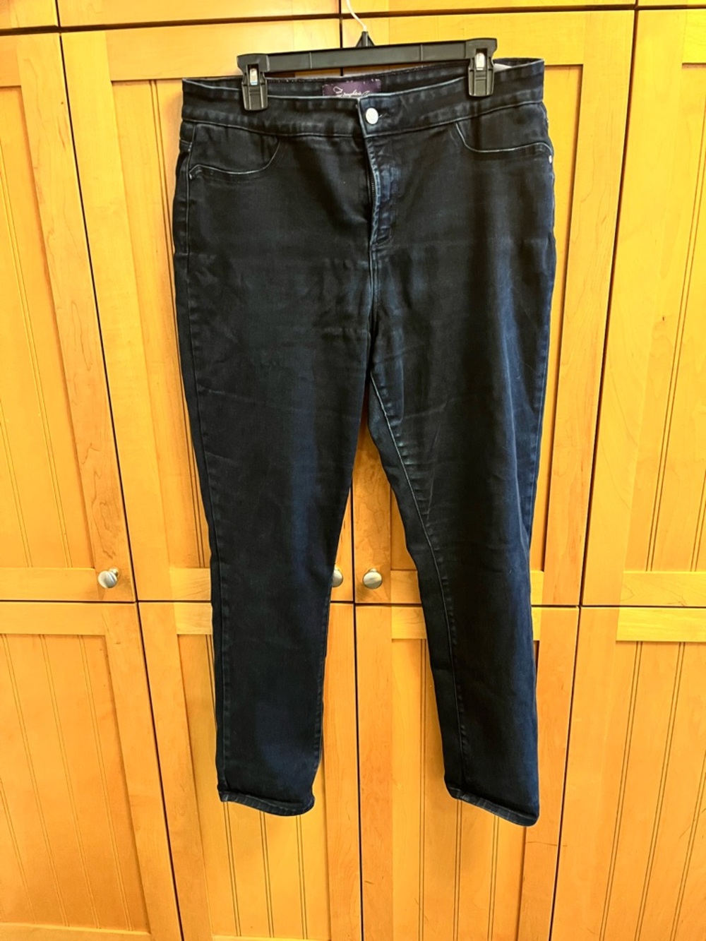 NYDJ Women’s  Dark Blue Stretch Jeans - Classic Slim Fit